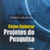 Capa do livro como elaborar projetos de pesquisa