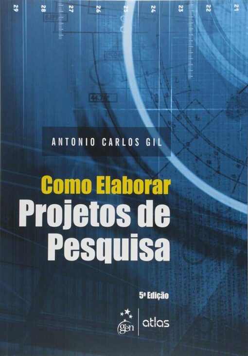 Capa do livro como elaborar projetos de pesquisa