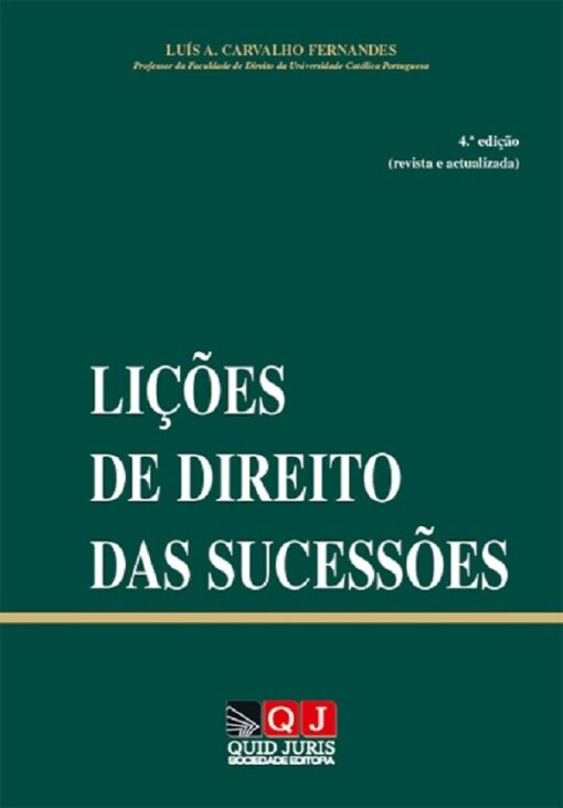 capa do livro Lições de Direito das Sucessões