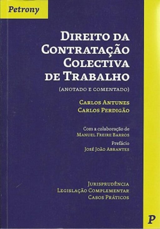 capa do livro direito da contratação colectiva de trabalho