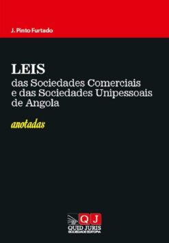 capa do livro Leis das Sociedades Comerciais e das Sociedades Unipessoais de Angola