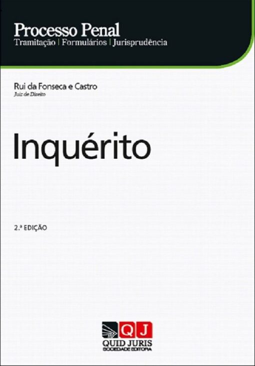 capa do livro Processo Penal - Inquérito