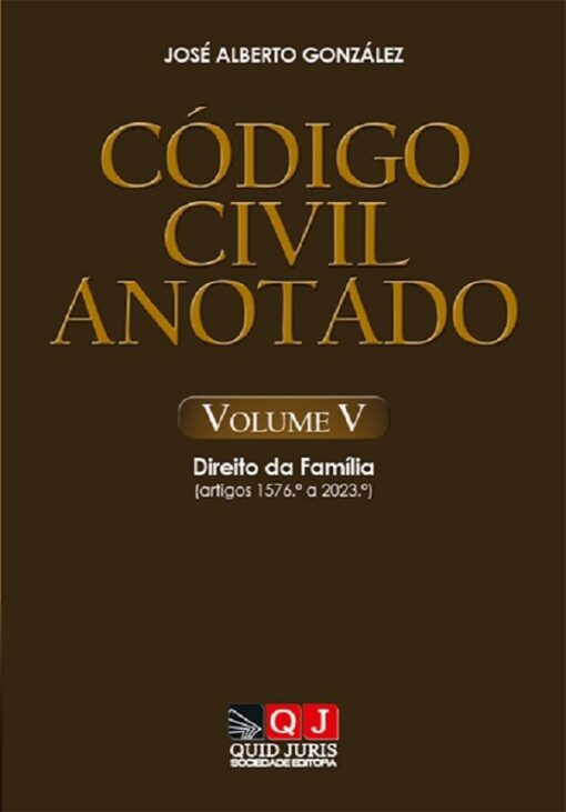 capa do livro Código Civil Anotado – Volume V