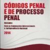 capa do livro Códigos Penal e de Processo Penal