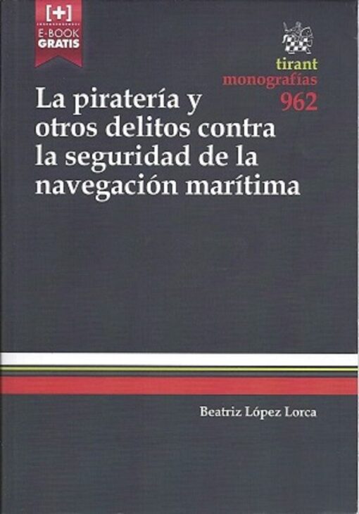 capa do livro la pirateria y otros delitos contra la seguridad de la navegacion maritima