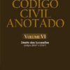 capa do livro Código Civil Anotado – Volume VI