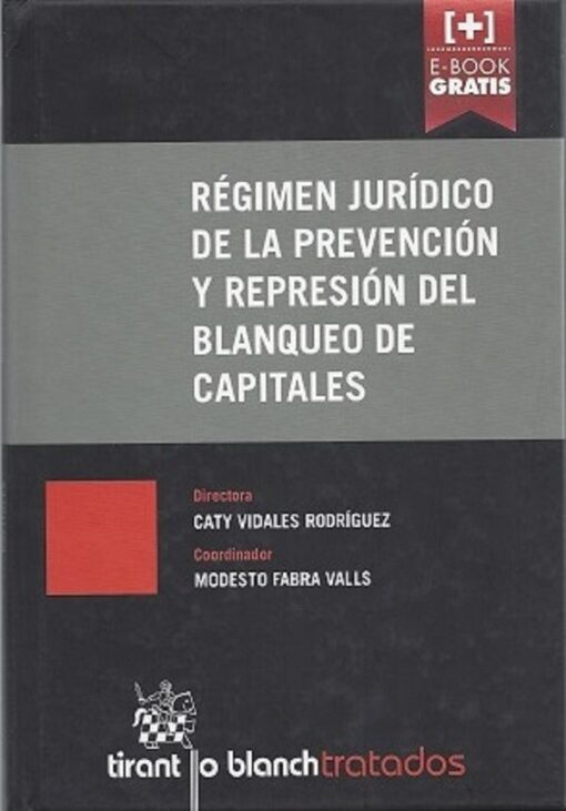 capa do livro Régimen Jurídico de la Prevención y Represión del Blanqueo de Capitales