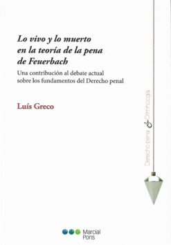 Capa do livro lo vivo y lo muerto en la teoría de la pena de feuerbach