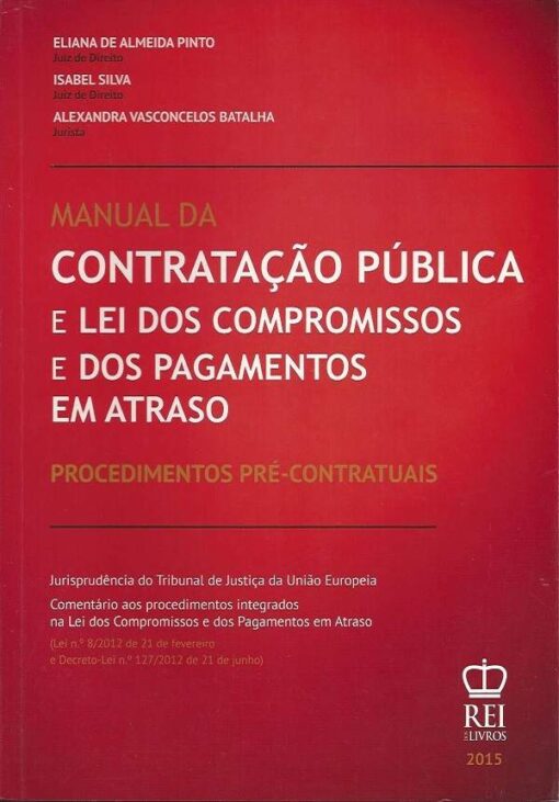 capa do livro Manual da Contratação Pública