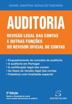 capa do livro Auditoria Revisão legal das contas e outras funções do revisor oficial de contas