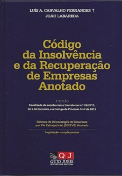 capa do livro Código da Insolvência e da Recuperação de Empresas Anotado