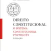 Capa do livro Direito Constitucional - O sistema Constitucional Português