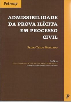 capa do livro admissiblidade da prova ilícita em processo civil