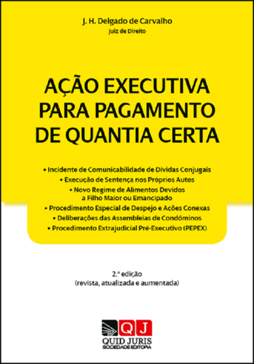 capa do livro Ação Executiva para Pagamento de Quantia Certa