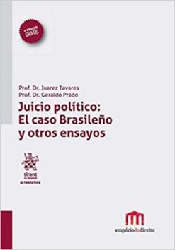 capa do livro uicio político El caso Brasileno y otros ensayos