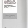 capa do livro Justicia de Transición