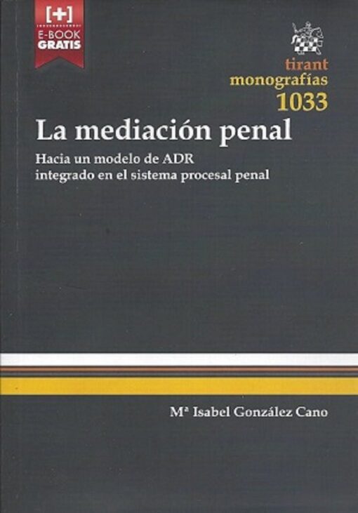 capa do livro La Mediación Penal