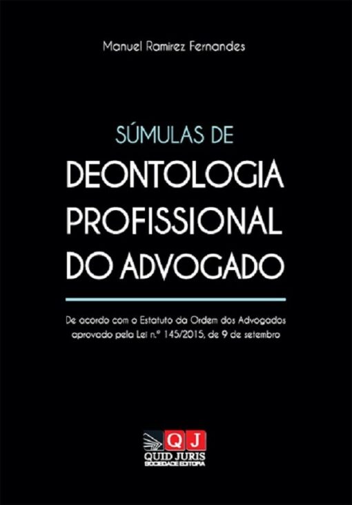 capa do livro Súmulas de Deontologia Profissional do Advogado