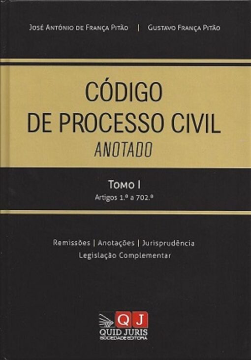 capa do livro Código de Processo Civil Anotado Tomo I Arts 1.º a 702.º