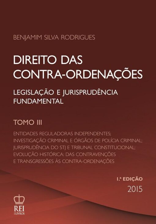 Direito das Contra-Ordenações Tomo III