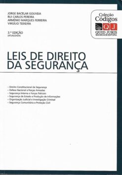 capa do livro leis de direito da segurança