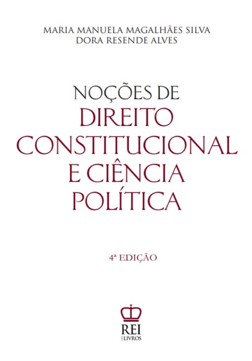 Capa do livro Noções de Direito Constitucional e Ciência Política