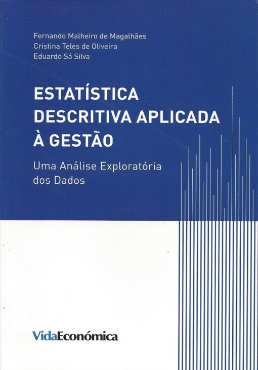 Capa do livro Estatística Descritiva aplicada a gestão