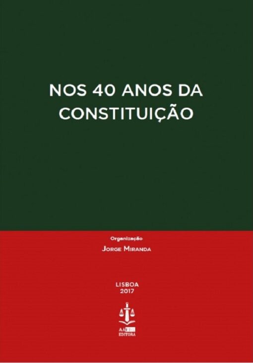 capa do livro Nos 40 Anos da Constituição