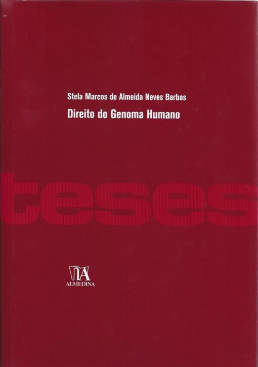 Capa do livro Direito do Genoma Humano