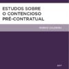 capa do livro Estudos sobre o Contencioso Pré-contratual