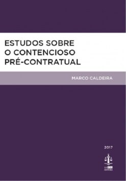capa do livro Estudos sobre o Contencioso Pré-contratual