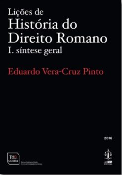 capa do livro Lições de História do Direito Romano