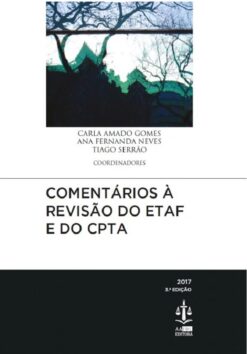 capa do livro Comentários à Revisão do ETAF e do CPTA