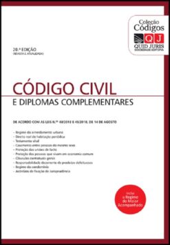 Código Civil e Diplomas complementares 20ªed.