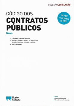 capa do livro Código dos contratos Públicos