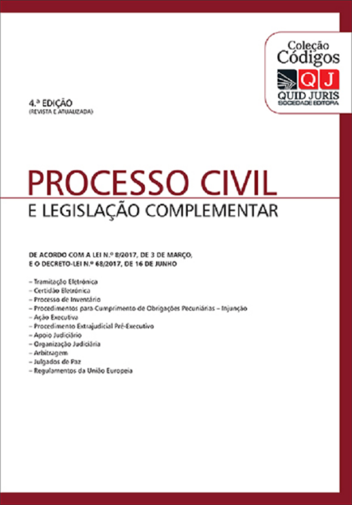 capa do livro Processo Civil e Legislação Complementar