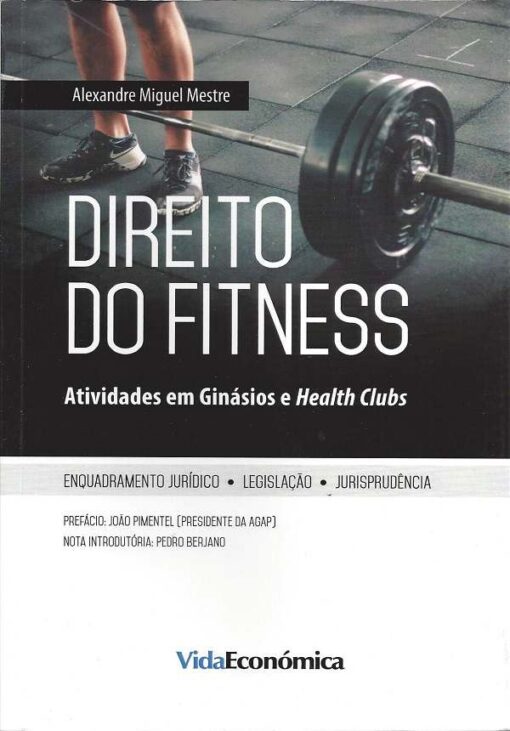 capa do livro direito do fitness