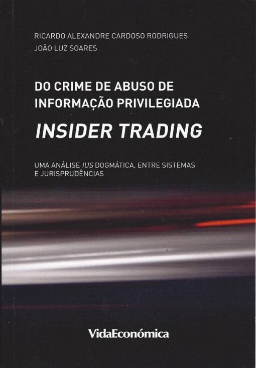 capa do livro do crime de abuso de informação privilegiada