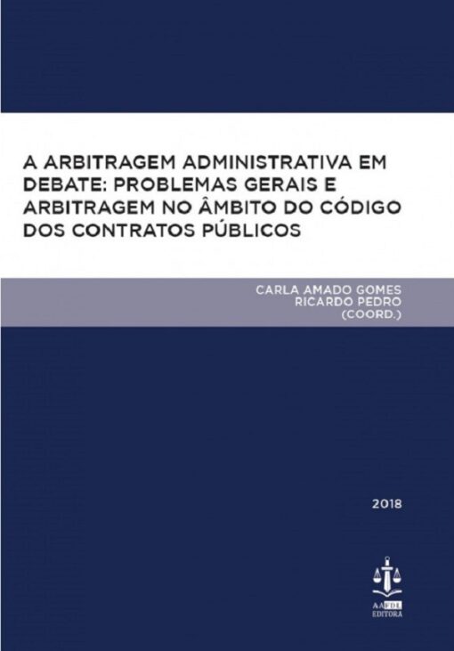 capa do livro A Arbitragem Administrativa em Debate