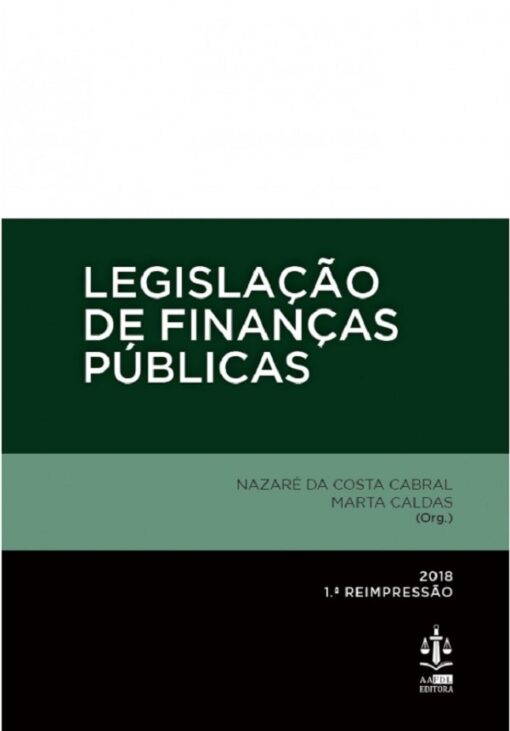 capa do livro Legislação de Finanças Públicas