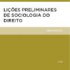 capa do livro Lições Preliminares de Sociologia do Direito
