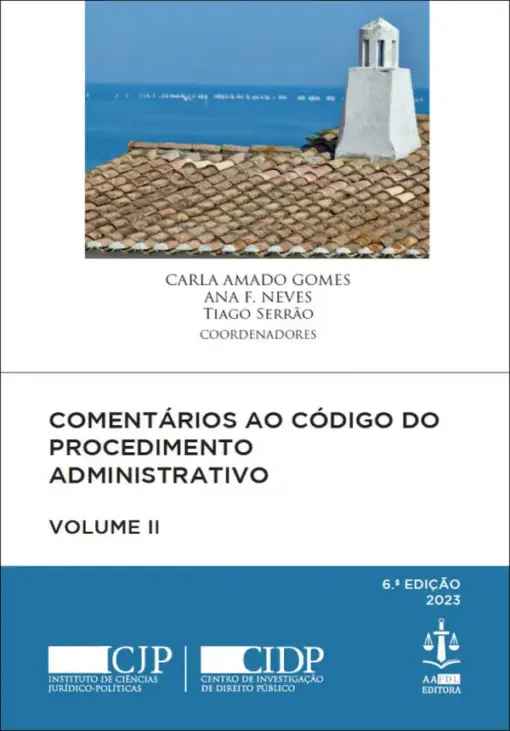 Capa do livro Comentários ao Código do Procedimento Administrativo Volume II