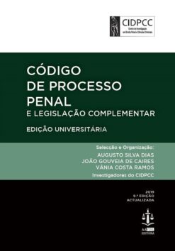 capa do livro código de processo penal e legislação complementar