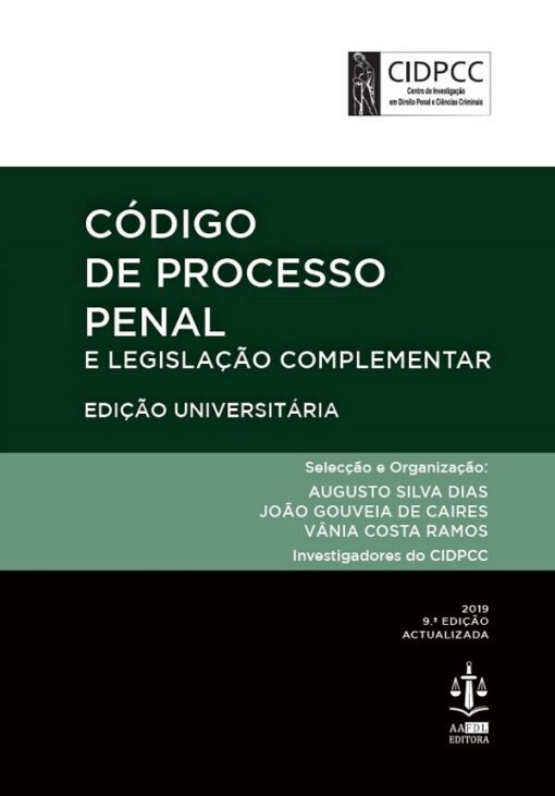 Capa do livro Código de Processo Penal e Legislação complementar