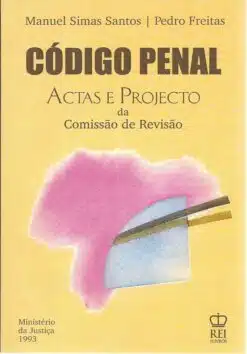 capa Código Penal Actas e Projecto da Comissão de Revisão