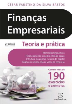 capa do livro financas empreariais teoria e pratica