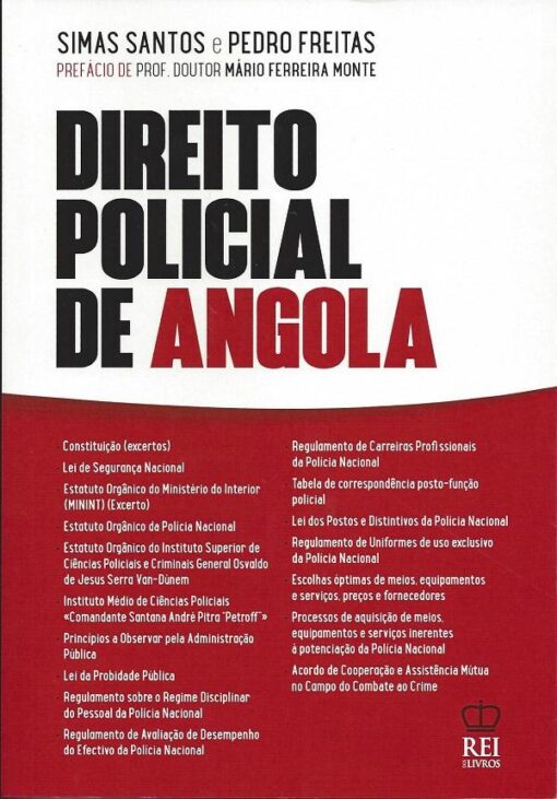 capa do livro Direito Policial de Angola