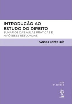 capa do livro Introdução ao Estudo do Direito 3.ª Edição