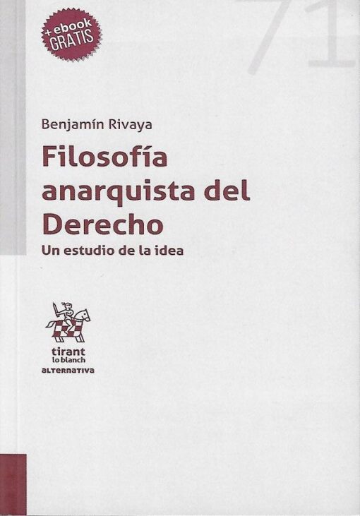 Capa do livro Filosofía anarquista del Derecho