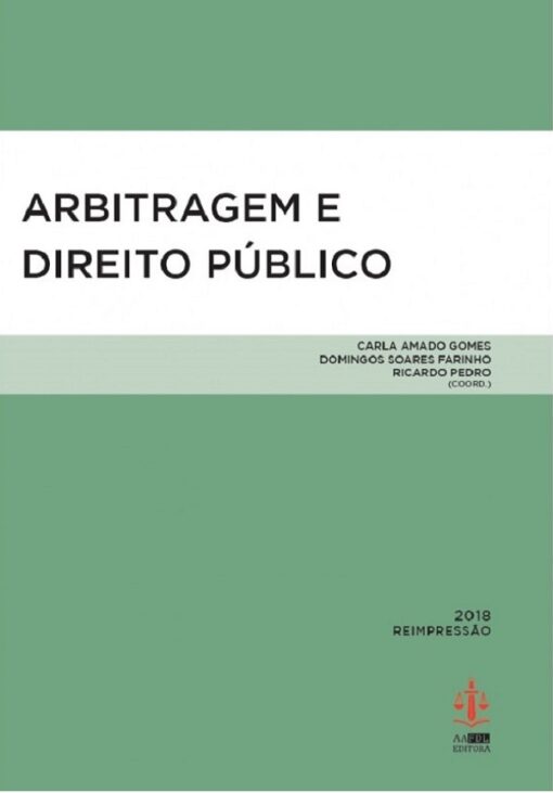Capa do livro Arbitragem e Direito Público